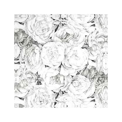 Peony Passion Black White Acrylic Candy Catchall Dish