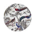 Pheasant Fall Sauvage White 16" Round Pebble Placemats, Set of 4 - nicolettemayer.com
