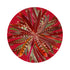 Pheasant Feathers Red 16" Round Pebble Placemats, Set of 4 - nicolettemayer.com
