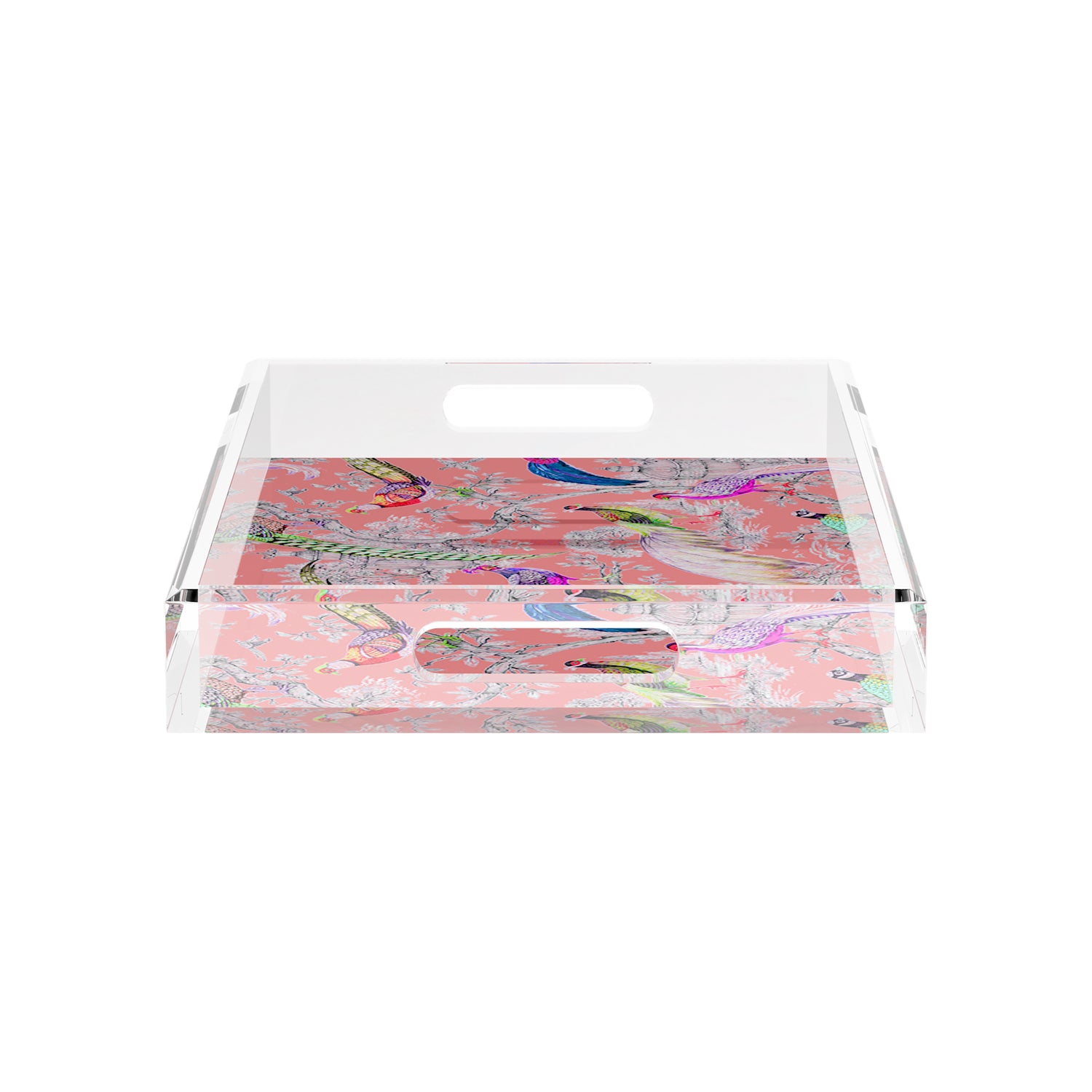 Pheasant Sauvage Loire 17X10.5 Acrylic Tray - nicolettemayer.com
