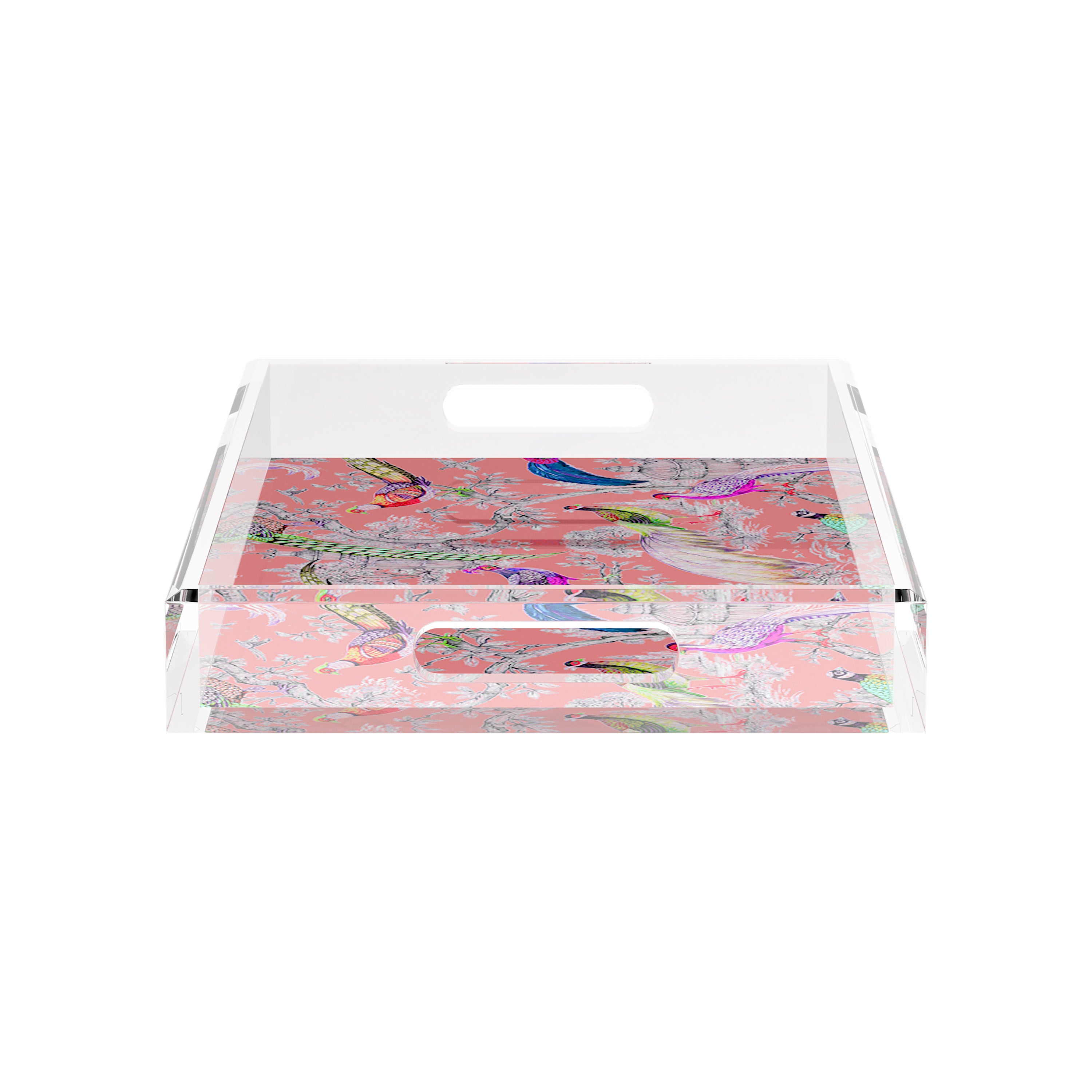 Pheasant Sauvage Loire 17X10.5 Acrylic Tray - nicolettemayer.com
