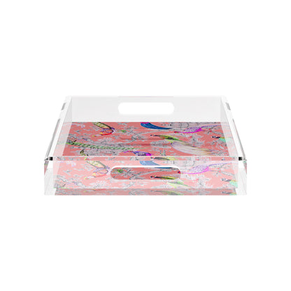 Pheasant Sauvage Loire 17X10.5 Acrylic Tray - nicolettemayer.com
