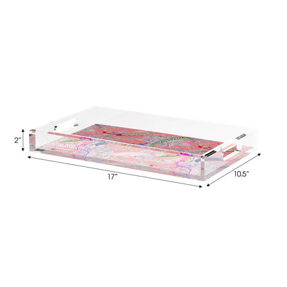 Pheasant Sauvage Loire 17X10.5 Acrylic Tray - nicolettemayer.com
