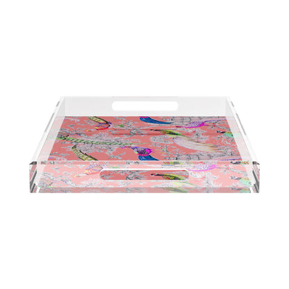 Pheasant Sauvage Loire 22.5X14.5 Acrylic Tray - nicolettemayer.com
