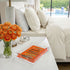 Pheasant Feathers Orange 12.5X7.75 Acrylic Tray - nicolettemayer.com
