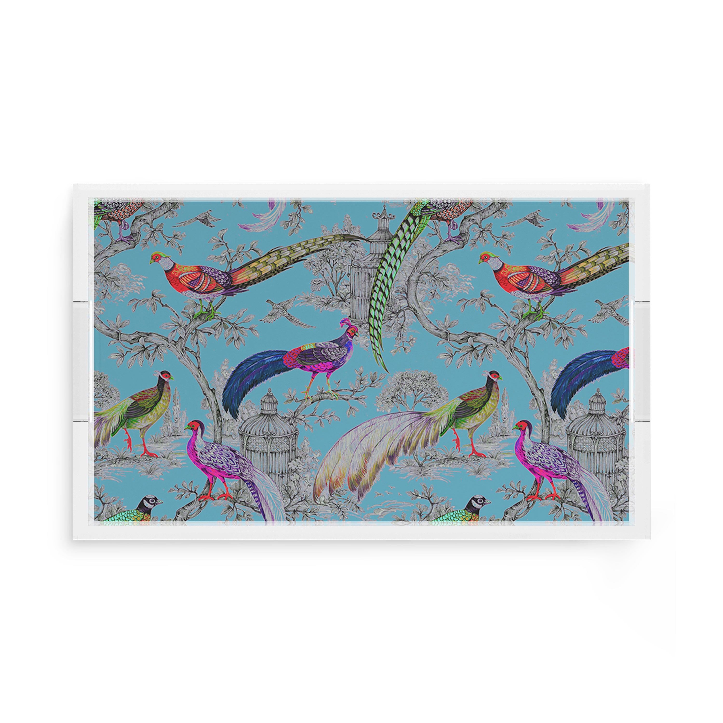 Pheasant Sauvage Orleans 17X10.5 Acrylic Tray - nicolettemayer.com
