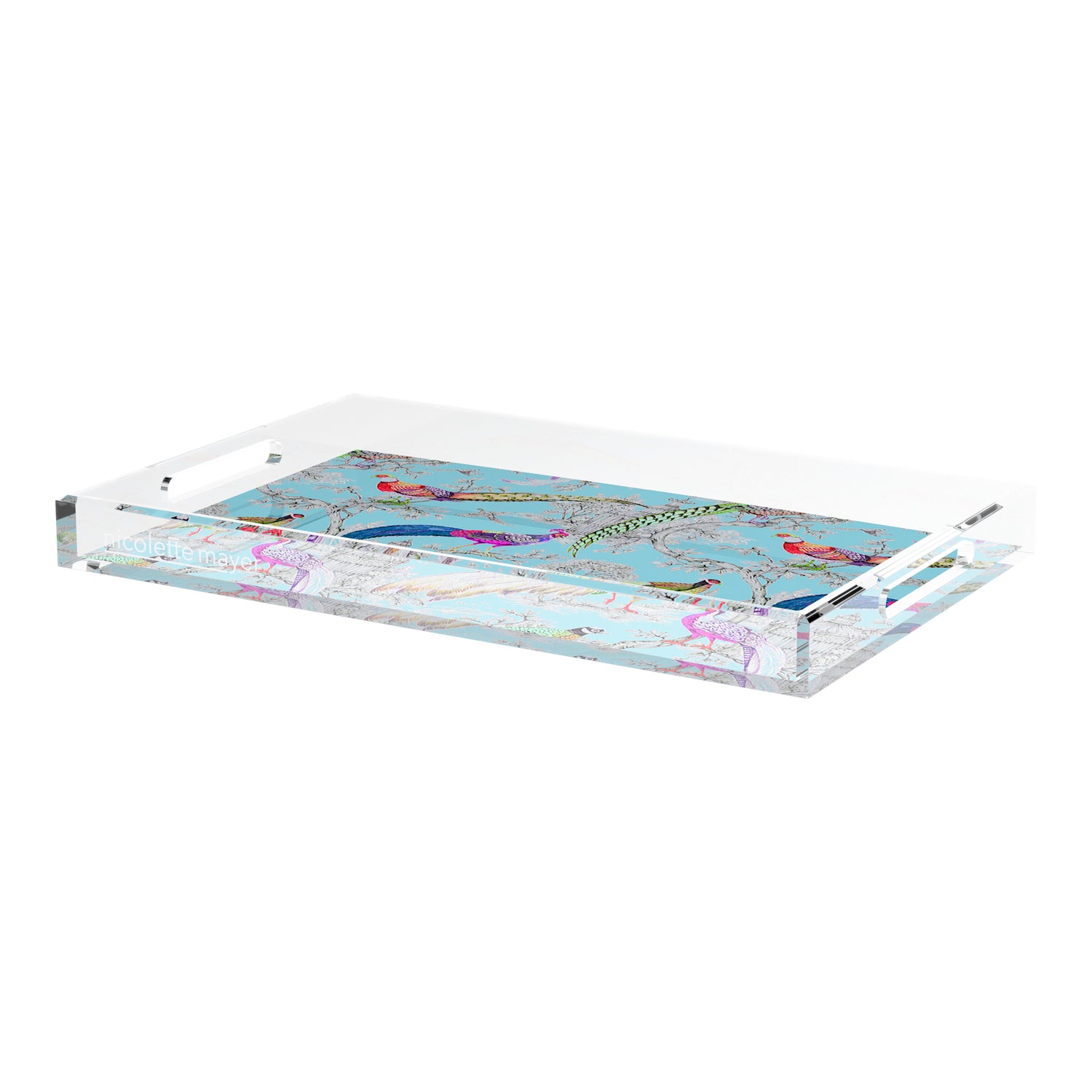 Pheasant Sauvage Orleans 22.5X14.5 Acrylic Tray - nicolettemayer.com
