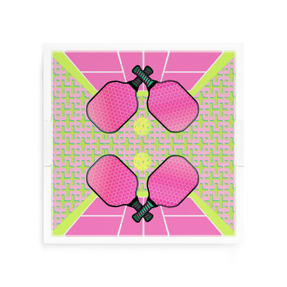 Pickelball Anyone Nancy Fran 12X12 Acrylic Tray - nicolettemayer.com 