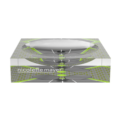 Pickelball Anyone Silver Lime Candy Catchall Dish