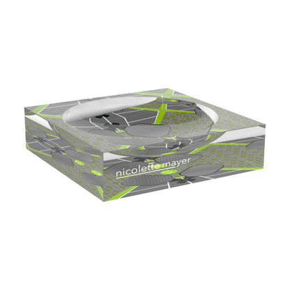 Pickelball Anyone Silver Lime Candy Catchall Dish