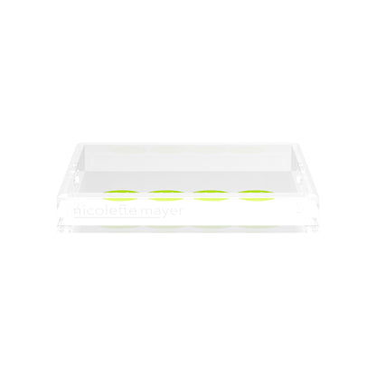 Pickelballs Acid Green 12X12 Acrylic Tray - nicolettemayer.com 