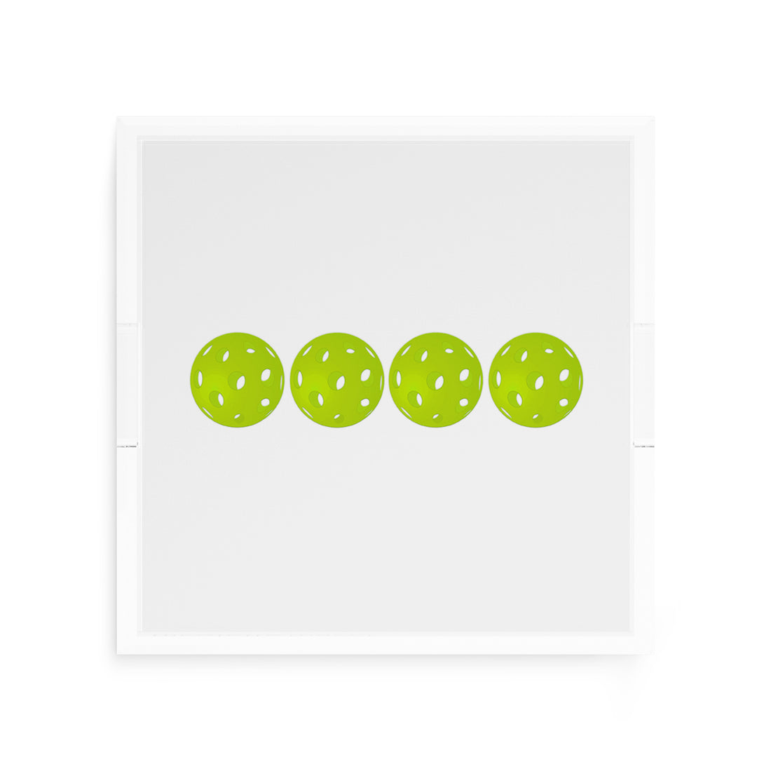 Pickelballs Acid Green 12X12 Acrylic Tray - nicolettemayer.com 
