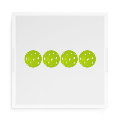 Pickelballs Acid Green 15X15 Acrylic Tray - nicolettemayer.com 