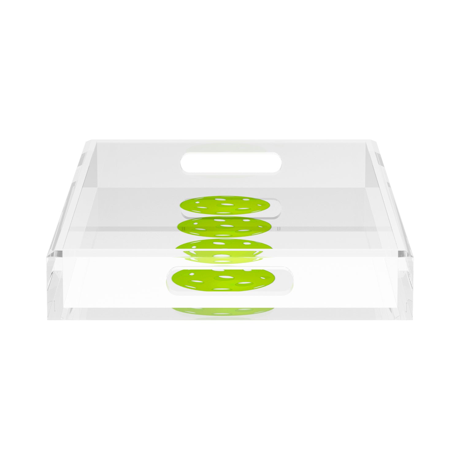 Pickelballs Acid Green  17X10.5 Acrylic Tray - nicolettemayer.com 