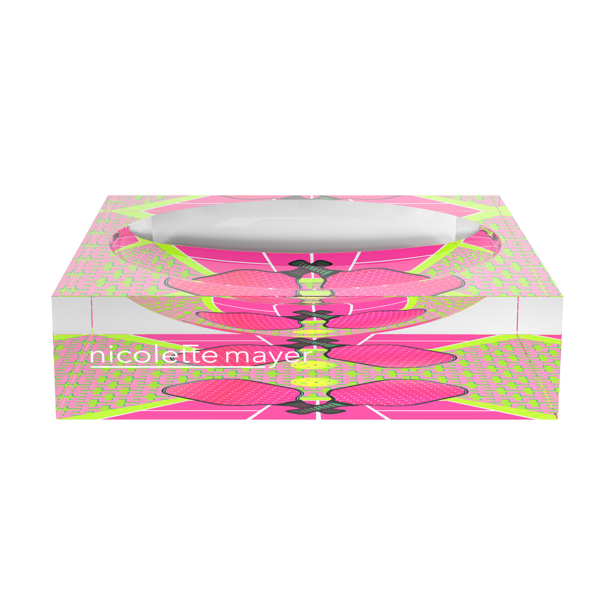 Pickleball Anyone Nancy Fran Candy Catchall Dish, 6 x 6 in. by Nicolette Mayer 