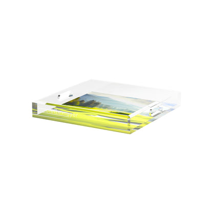 Golf Pin High  12X12 Acrylic Tray - nicolettemayer.com 