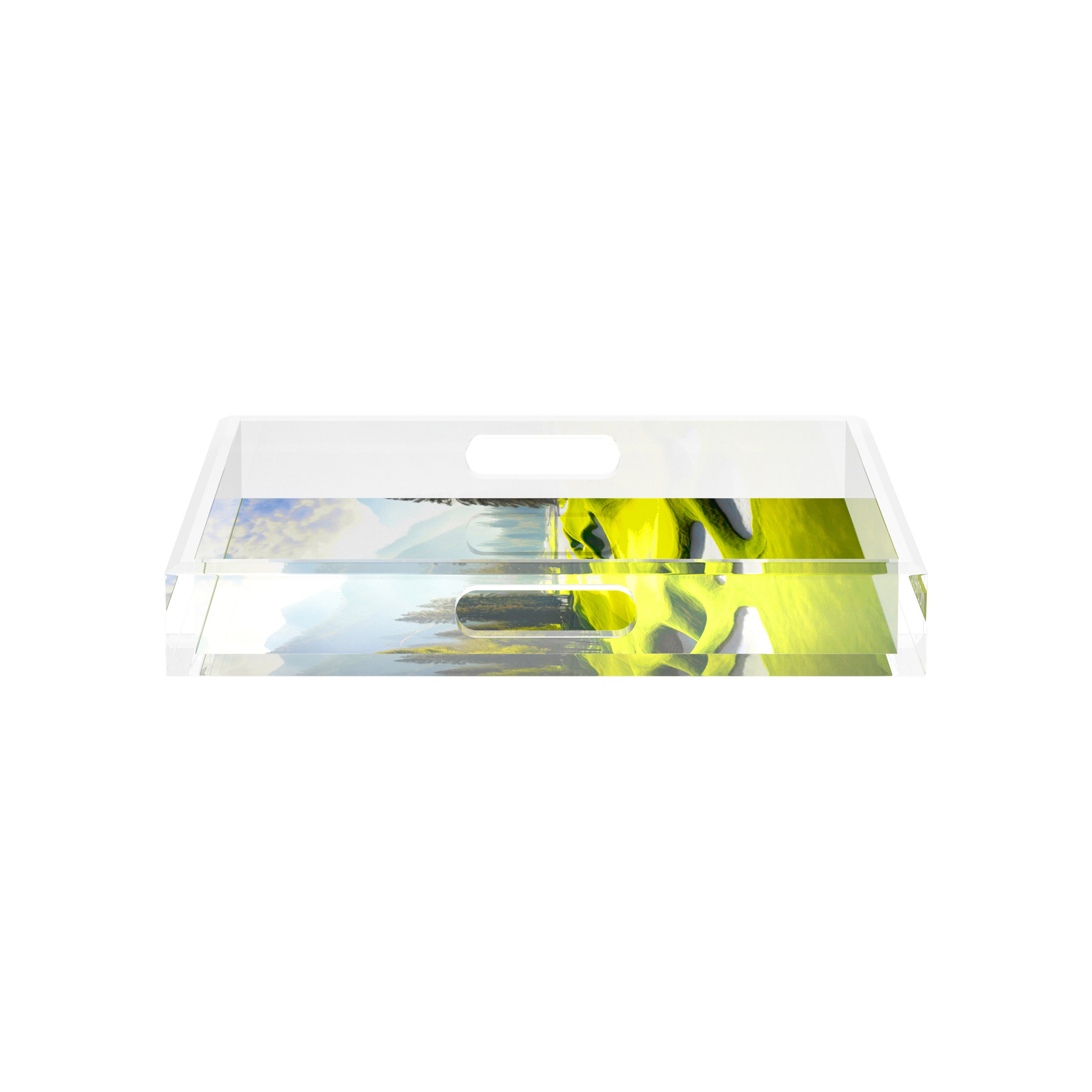Golf Pin High  12X12 Acrylic Tray - nicolettemayer.com 