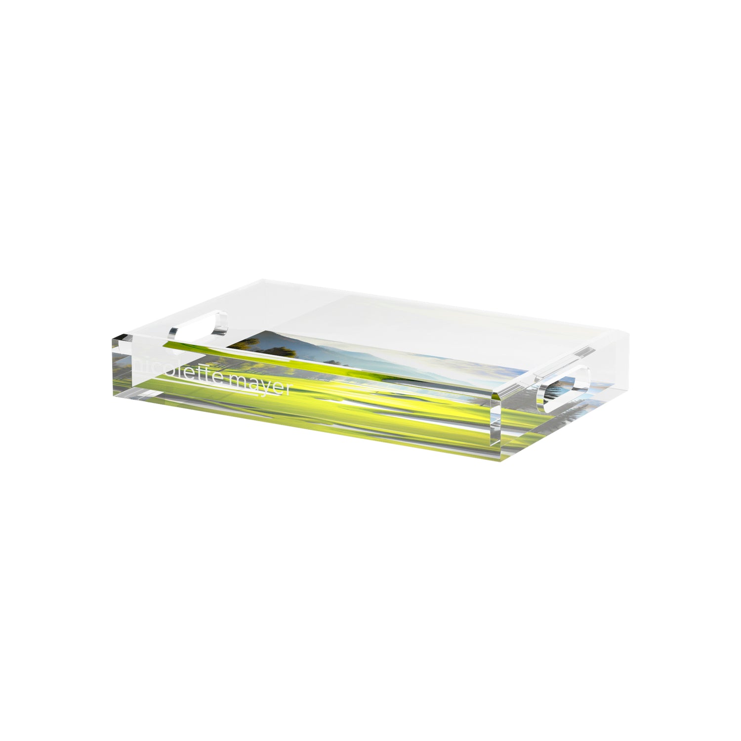 Golf Pin High  12.5x7.75 Acrylic Tray - nicolettemayer.com 