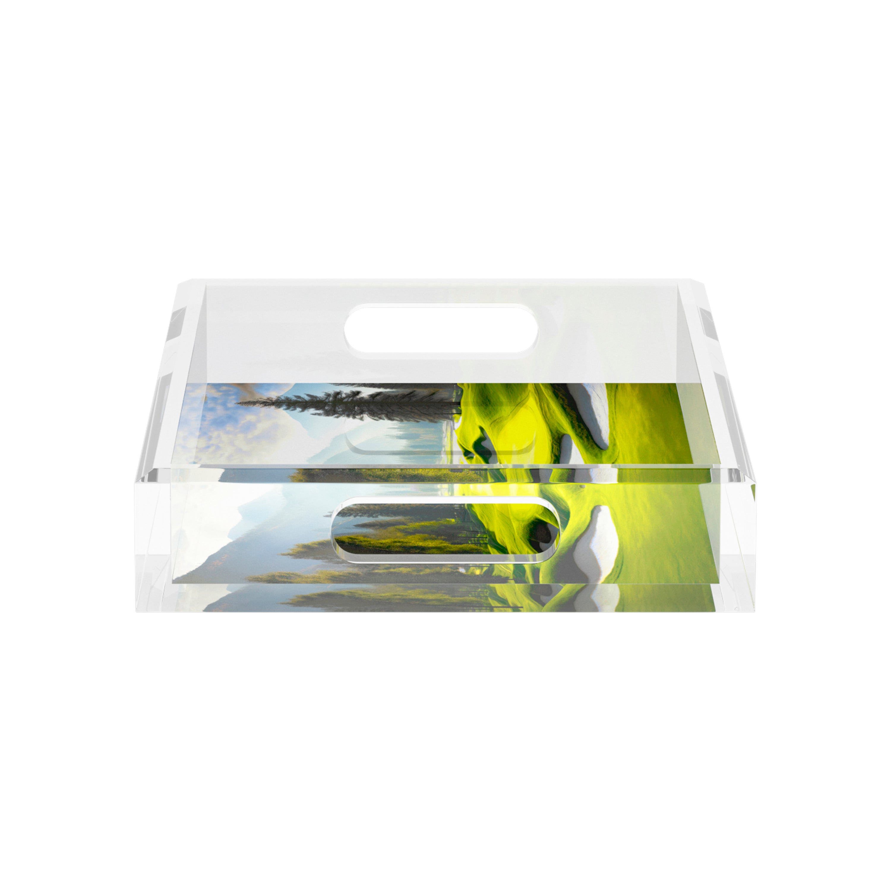 Golf Pin High  12.5x7.75 Acrylic Tray - nicolettemayer.com 