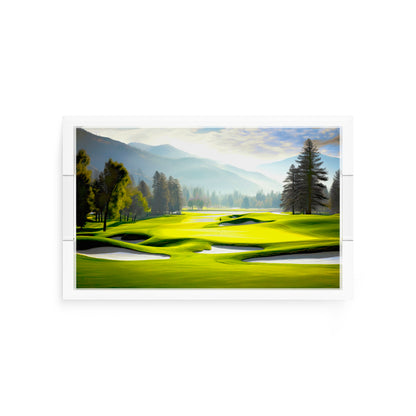 Golf Pin High  12.5x7.75 Acrylic Tray - nicolettemayer.com 
