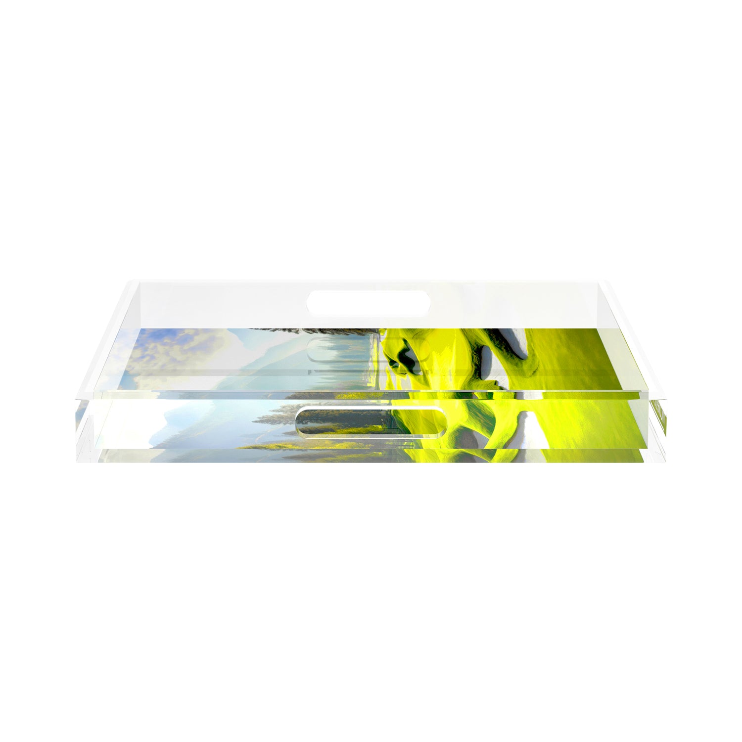 Golf Pin High  15X15 Acrylic Tray - nicolettemayer.com 