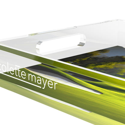 Golf Pin High  17X10.5 Acrylic Tray - nicolettemayer.com 