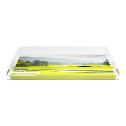 Golf Pin High  18X18 Acrylic Tray - nicolettemayer.com 