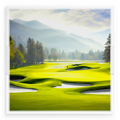 Golf Pin High  18X18 Acrylic Tray - nicolettemayer.com 