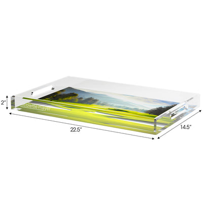 Golf Pin High  Set of 3 Acrylic Tray - nicolettemayer.com 
