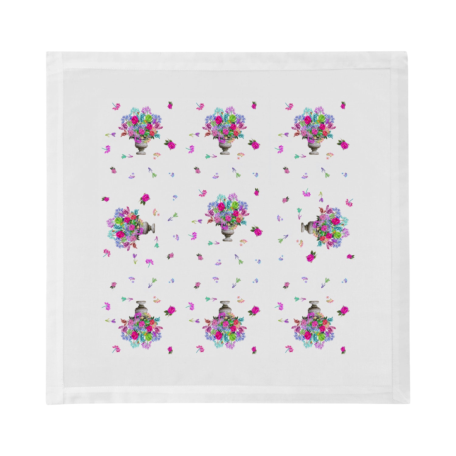 PISTILS KLEINER BOUQUET 22" X 22" HEMSTITCH ABENDESSENSERVIETTEN, 4ER-SET