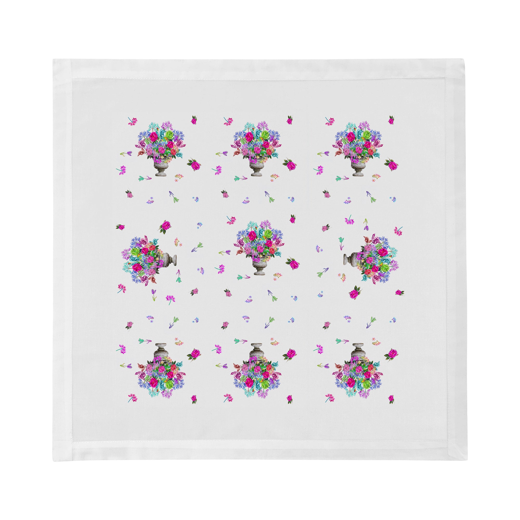 PISTILS KLEINER BOUQUET 22" X 22" HEMSTITCH ABENDESSENSERVIETTEN, 4ER-SET