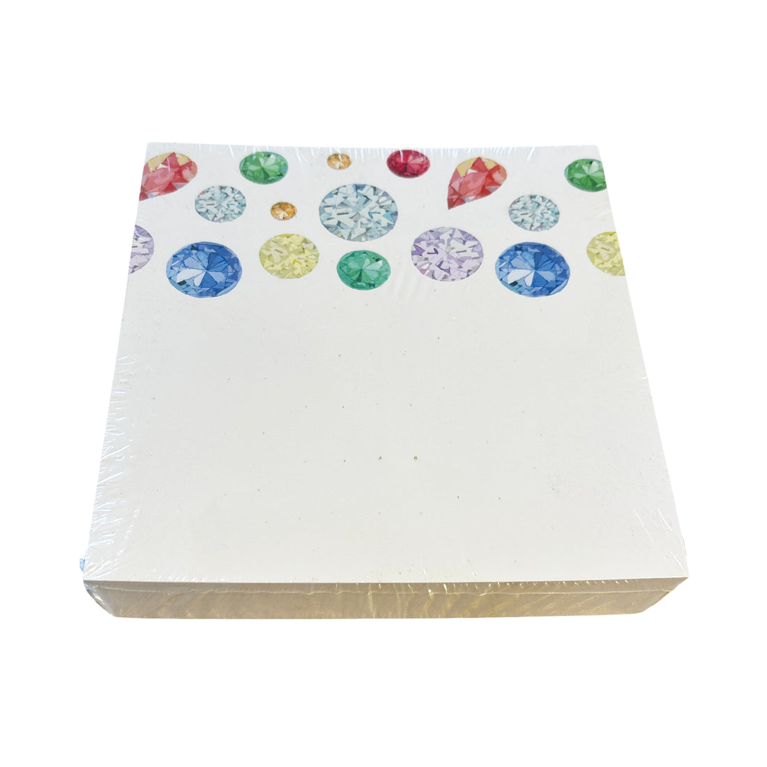 Jewel White Note Cards With Acrylic Holder