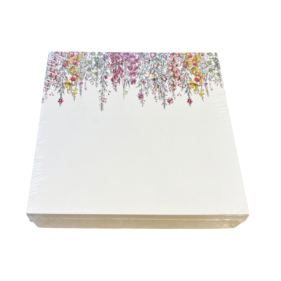 Orchid Garden Original Note Cards With Acrylic Holder