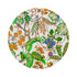 Plumeria Tangerine 16" Round Pebble Placemats, Set of 4 - nicolettemayer.com
