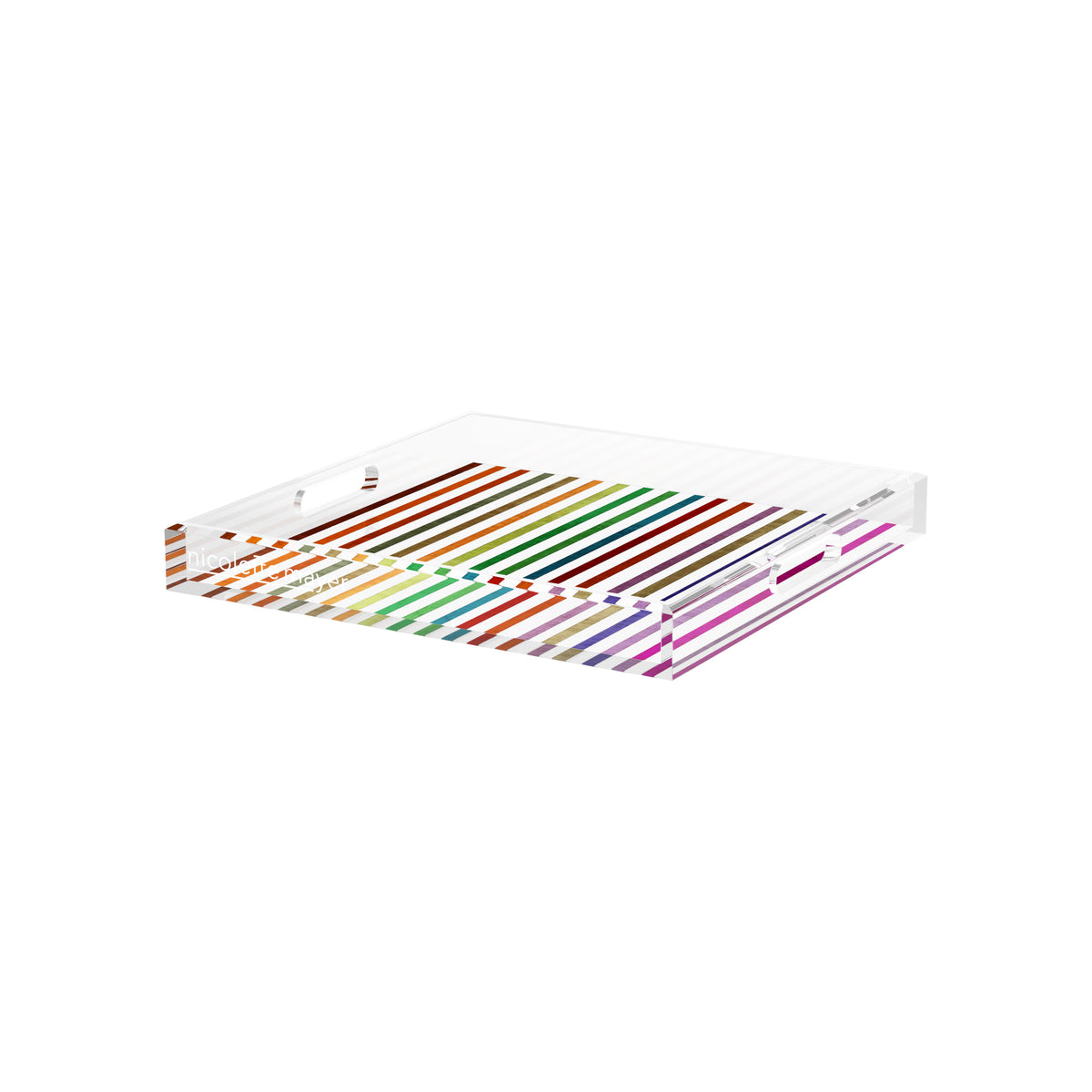 Pop Art Fun Acrylic Decorative Tray, 12 x 12 in. by Nicolette Mayer 