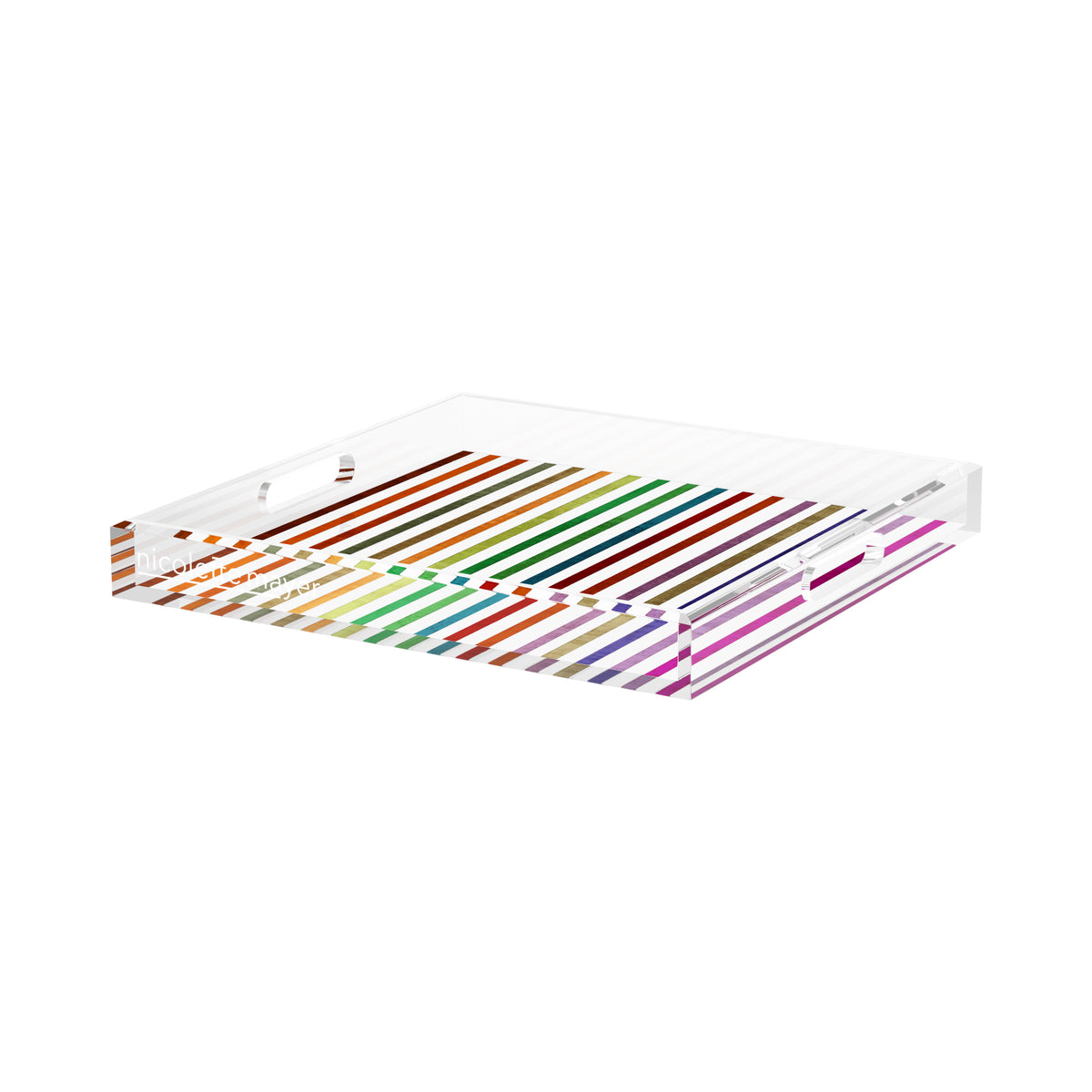 Pop Art Fun Acrylic Decorative Tray, 15 x 15 in. by Nicolette Mayer 