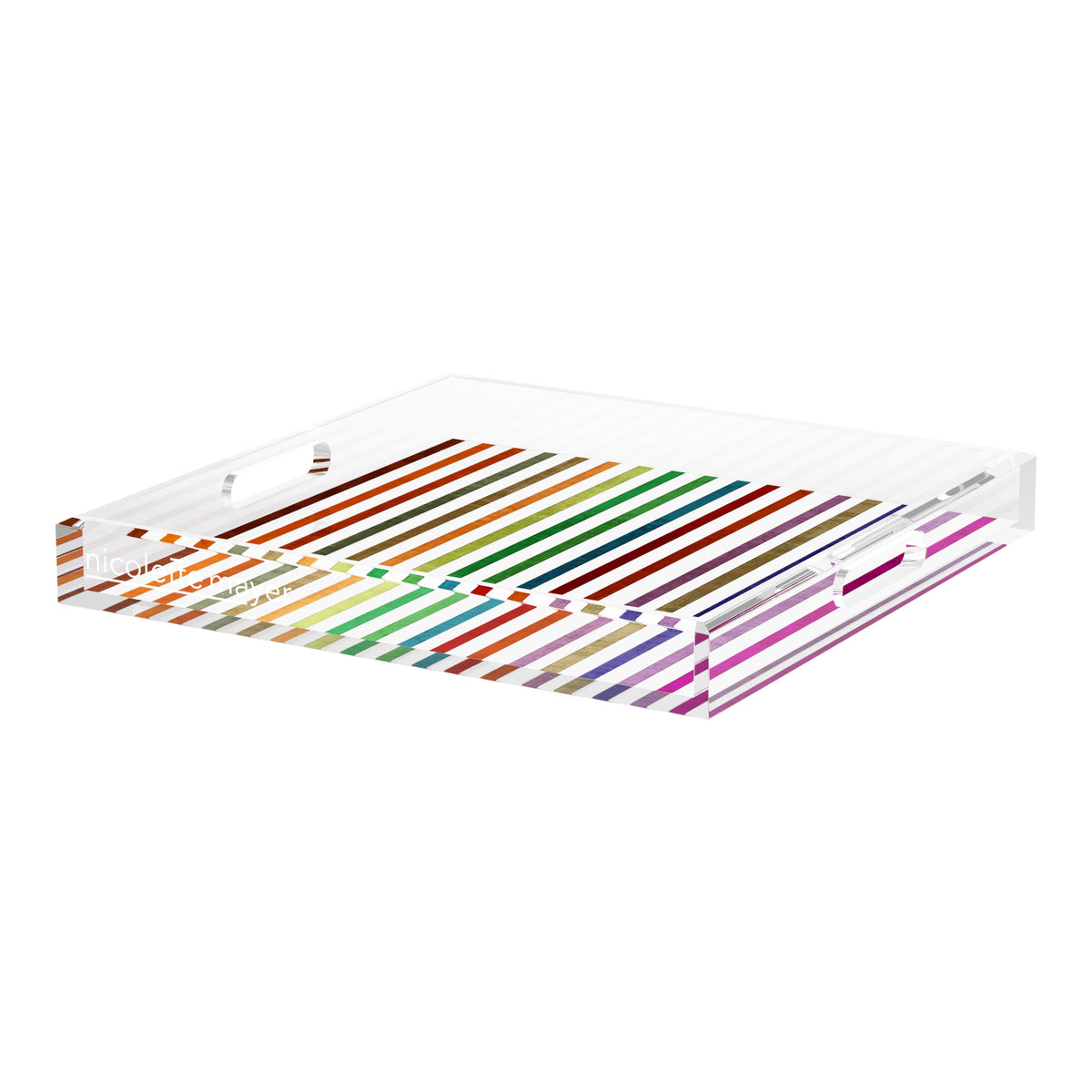 Pop Art Fun Acrylic Decorative Tray, 18 x 18 in. by Nicolette Mayer 