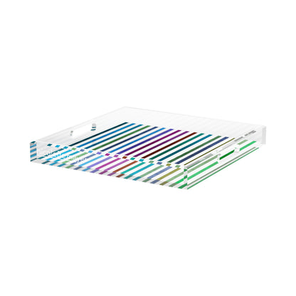 Pop Art Fun Acrylic Decorative Tray, by Nicolette Mayer 