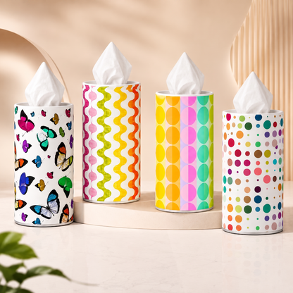Pop of Color Tissue Boxes - Set of 4