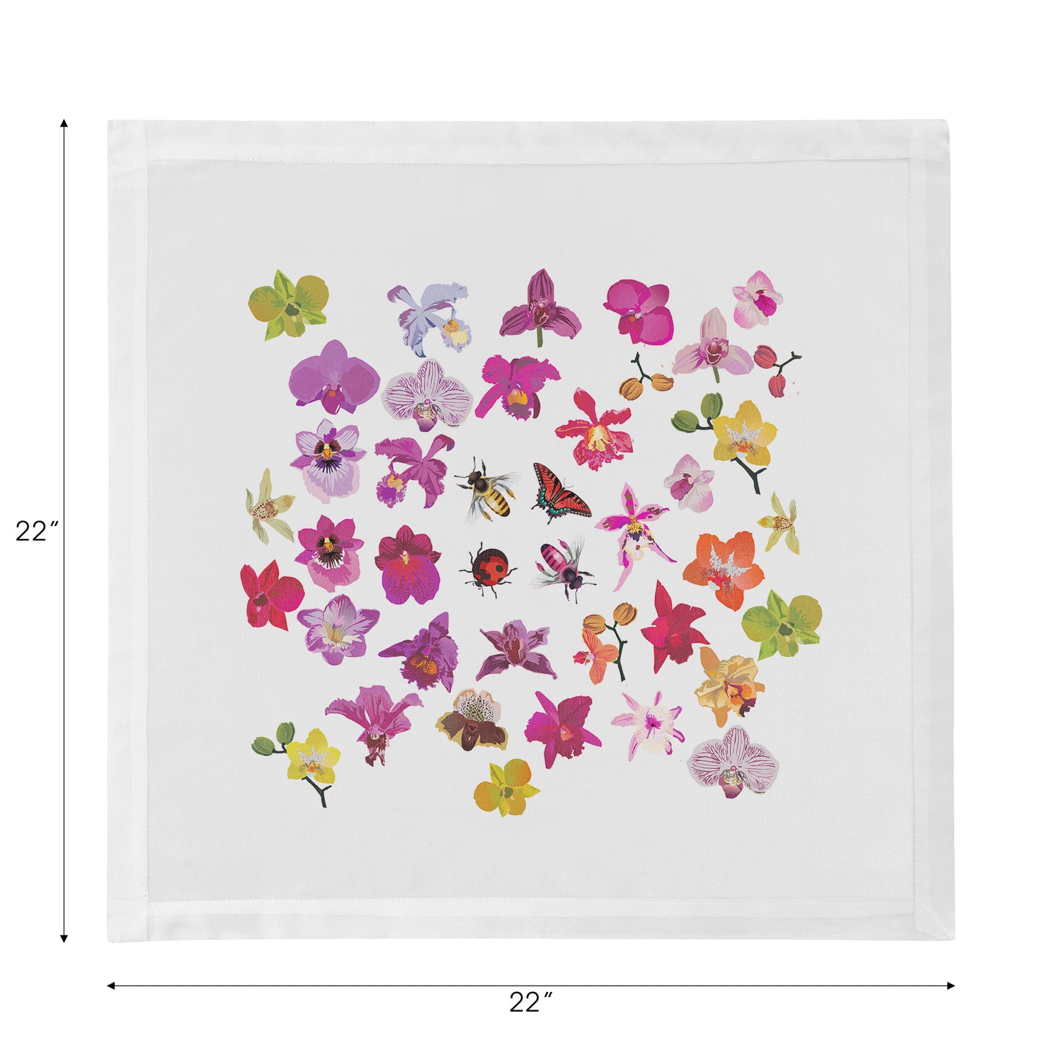 Precise Orchid 22" Dinner Napkins- nicolettemayer.com
