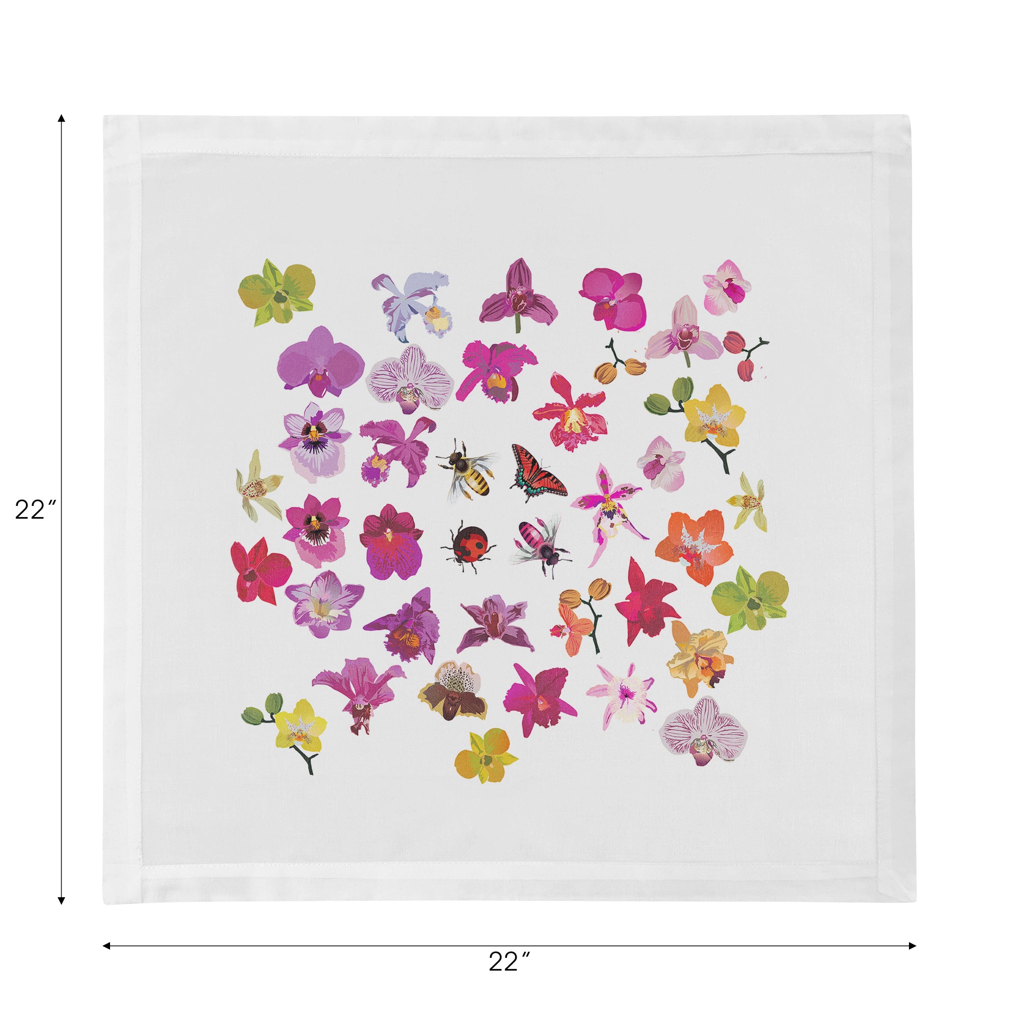 Precise Orchid 22" Dinner Napkins- nicolettemayer.com
