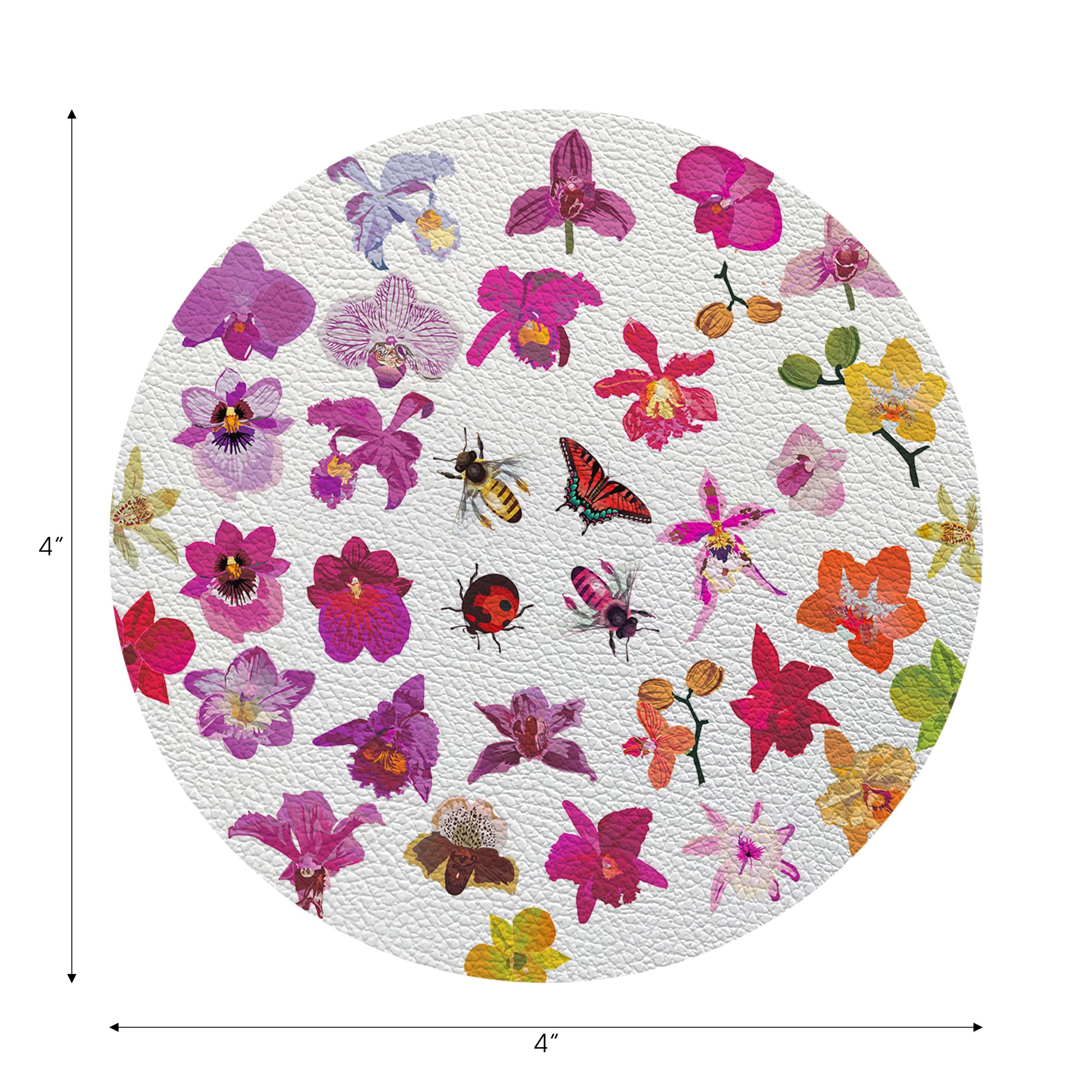 Precise Orchid 4" Dinner Napkins- nicolettemayer.com

