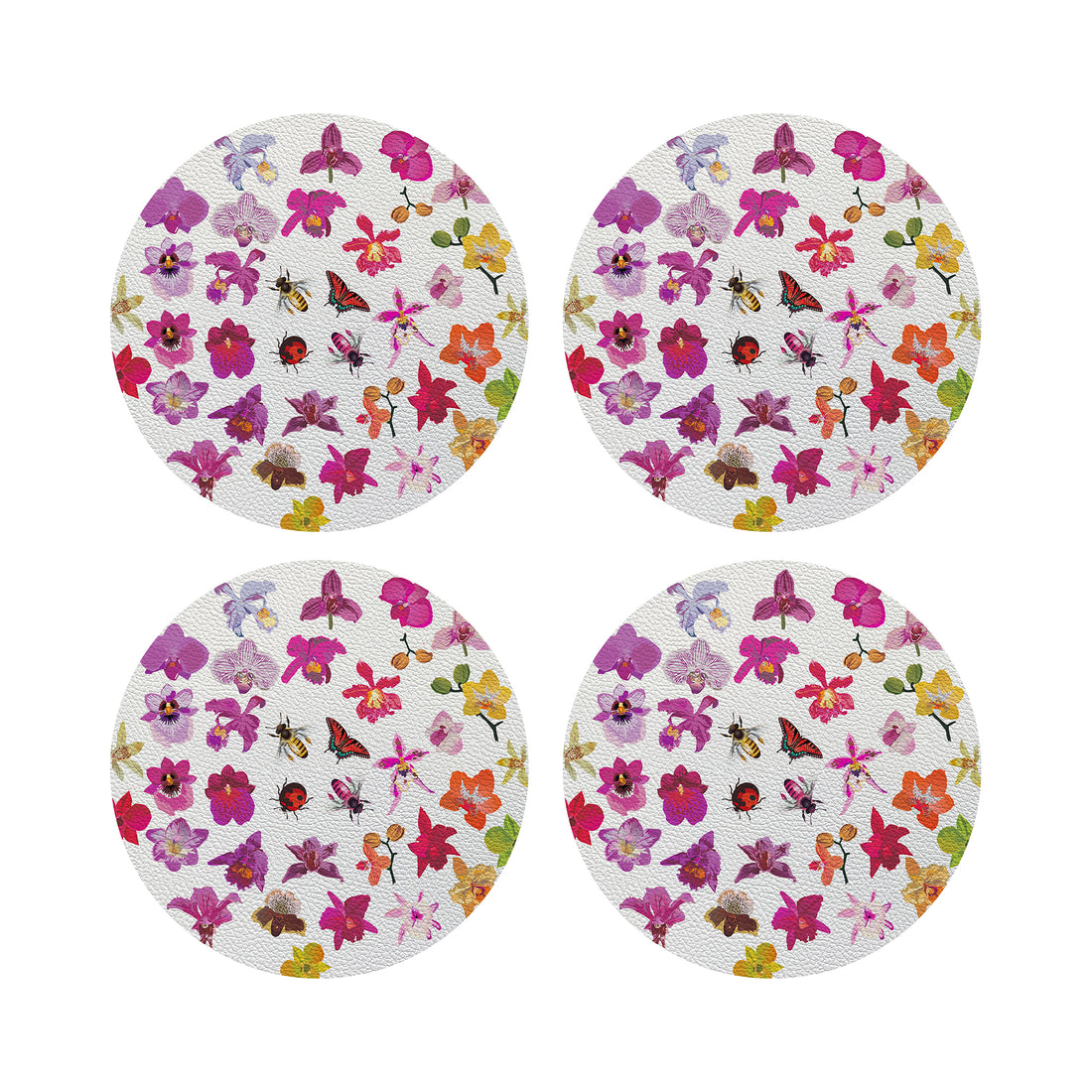 Precise Orchid 4" Dinner Napkins- nicolettemayer.com
