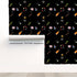 Precise Edge Black Poker Peel and Stick Wallpaper - nicolettemayer.com