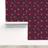 Precise Edge Eggplant Peel and Stick Wallpaper - nicolettemayer.com