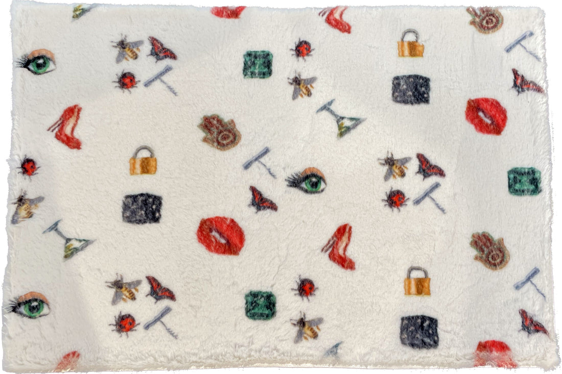 Precise Edge White Rectangle Cloud Washables Rug