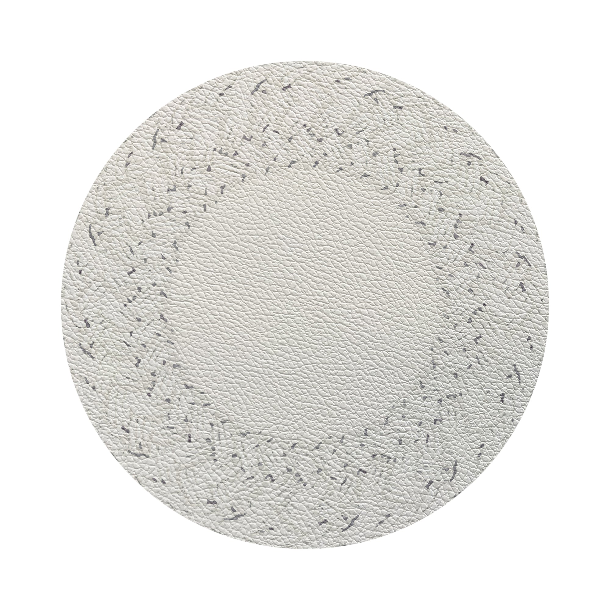 Raffia Nantucket Amagansett White 16&quot; Round Pebble Placemats, Set of 4 - nicolettemayer.com
