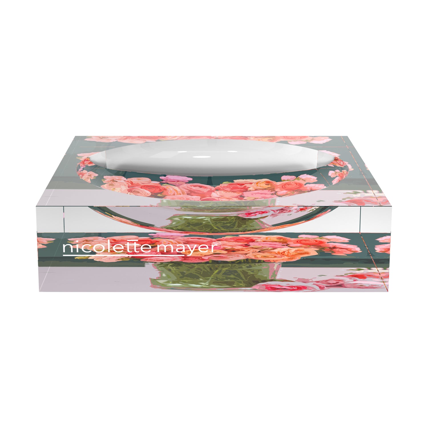 Récipient à bonbons en acrylique Ranunculus