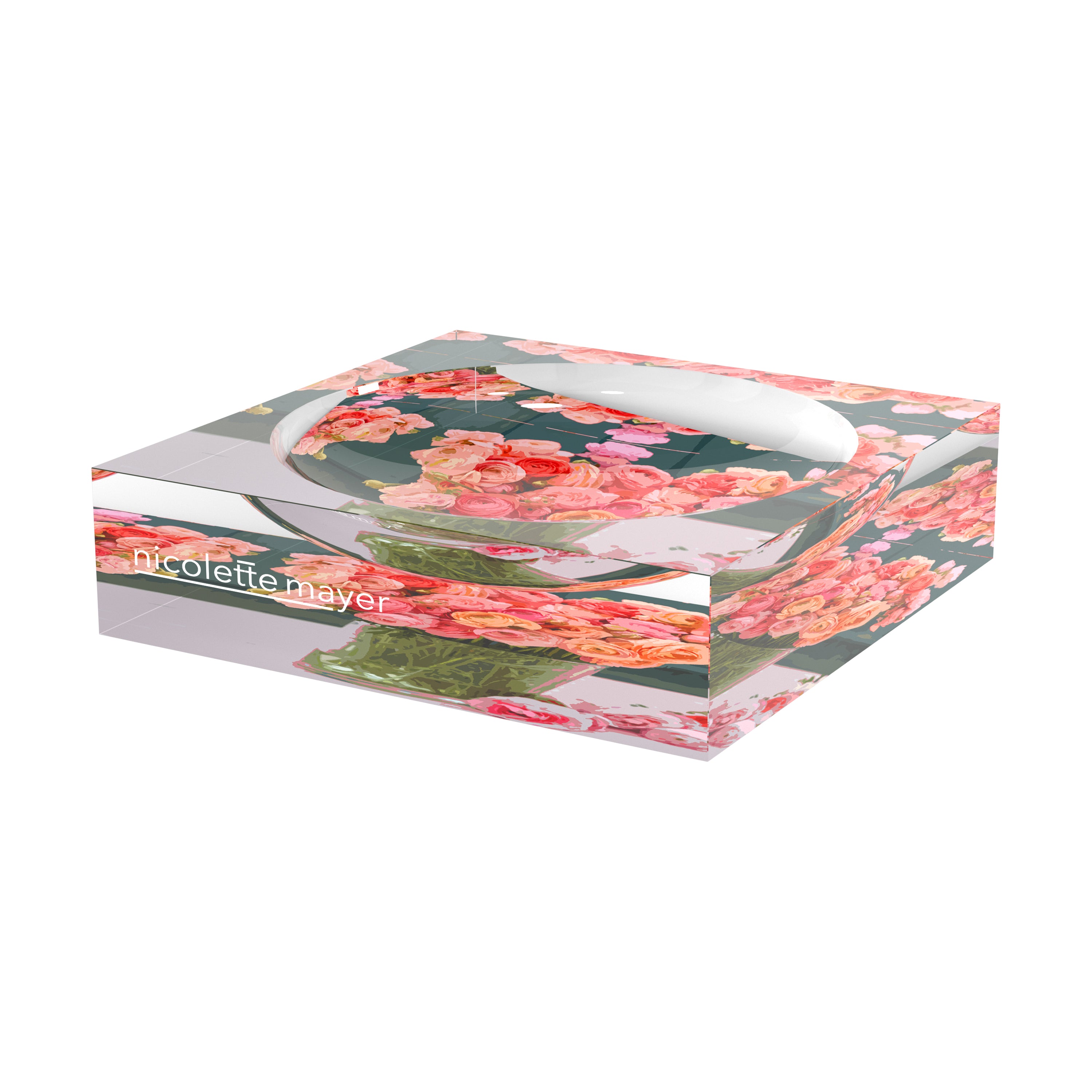 Récipient à bonbons en acrylique Ranunculus