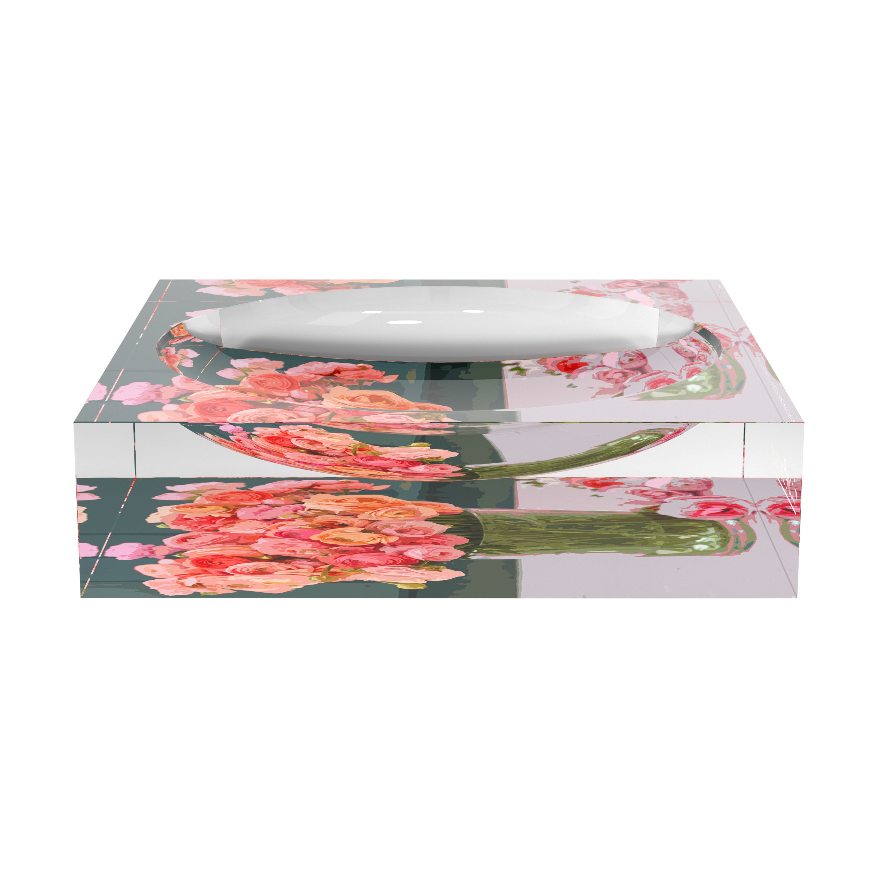 Récipient à bonbons en acrylique Ranunculus